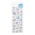 Japan Sanrio Glitter 3D Sticker - Characters / Angels Relaxing Night Time - 2