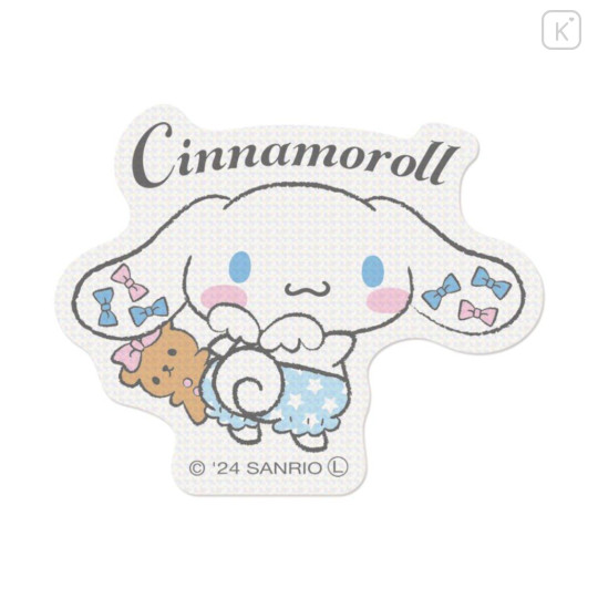 Japan Sanrio Glitter Vinyl Sticker - Cinnamoroll / Angels Relaxing Night Time - 1