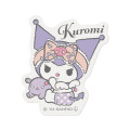 Japan Sanrio Glitter Vinyl Sticker - Kuromi / Angels Relaxing Night Time - 1