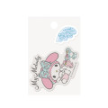 Japan Sanrio Glitter Vinyl Sticker - My Melody / Angels Relaxing Night Time - 2