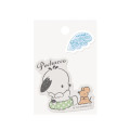 Japan Sanrio Glitter Vinyl Sticker - Pochacco / Angels Relaxing Night Time - 2