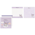 Japan Sanrio Square Memo - Kuromi / Angels Relaxing Night Time - 1