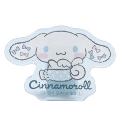 Japan Sanrio Acrylic Clip - Cinnamoroll / Angels Relaxing Night Time Glitter