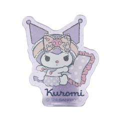 Japan Sanrio Acrylic Clip - Kuromi / Angels Relaxing Night Time Glitter