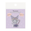 Japan Sanrio Acrylic Clip - Kuromi / Angels Relaxing Night Time Glitter - 3