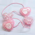 Japan Chiikawa Mascot Hair Tie Set - Chiikawa / Heart Giltter Bead - 2