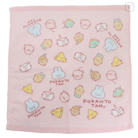 Japan San-X Hand Towel - Pokantotan / Light Pink - 1