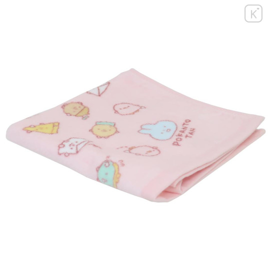 Japan San-X Hand Towel - Pokantotan / Light Pink - 3