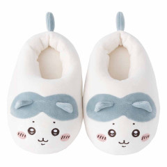 Japan Chiikawa Plush Slippers - Hachiware / Marshmallow