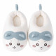 Japan Chiikawa Plush Slippers - Hachiware : Marshmallow