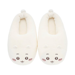 Japan Chiikawa Plush Slippers (L) - Chiikawa / Marshmallow