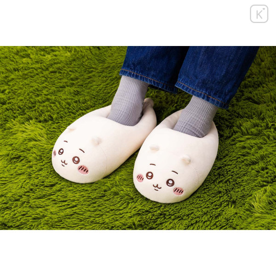 Japan Chiikawa Plush Slippers (L) - Chiikawa / Marshmallow - 2