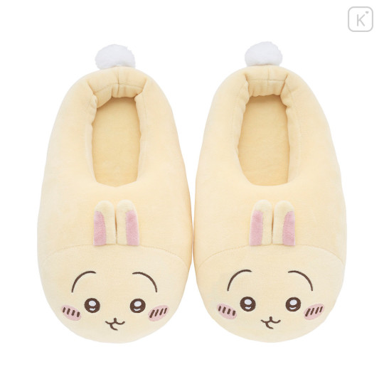 Japan Chiikawa Plush Slippers (L) - Usagi / Marshmallow - 1