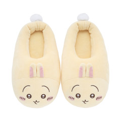 Japan Chiikawa Plush Slippers (L) - Usagi / Marshmallow