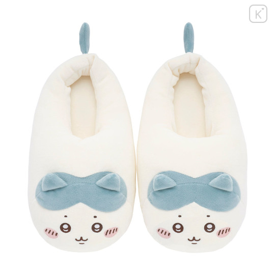 Japan Chiikawa Plush Slippers (L) - Hachiware / Marshmallow - 1