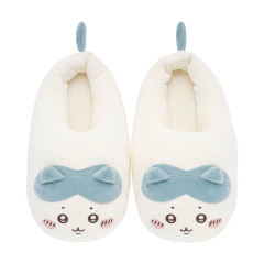 Japan Chiikawa Plush Slippers (L) - Hachiware / Marshmallow