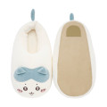 Japan Chiikawa Plush Slippers (L) - Hachiware / Marshmallow - 4