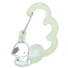 Japan Sanrio Acrylic Carabiner - Pochacco / Angels Relaxing Night Time Glitter