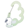 Japan Sanrio Acrylic Carabiner - Pochacco / Angels Relaxing Night Time Glitter - 1