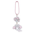 Japan Sanrio Acrylic Keychain - My Melody / Angels Relaxing Night Time Glitter - 1