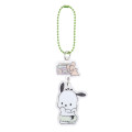 Japan Sanrio Acrylic Keychain - Pochacco / Angels Relaxing Night Time Glitter - 1