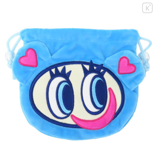 Japan Angel Blue Fluffy Drawstring Pouch - Nakamura kun - 1