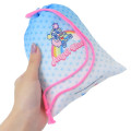 Japan Angel Blue Drawstring Pouch - Nakamura kun / Rainbow - 2