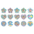 Japan Angel Blue Clear Sticker Set - Blue / Glitter - 2