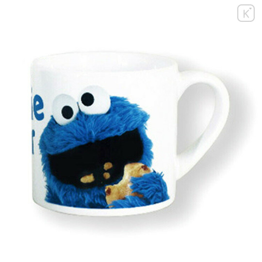 Japan Sesame Street Porcelain Mug - Cookie Monster / Photo - 1