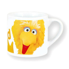 Japan Sesame Street Porcelain Mug - Big Bird / Photo