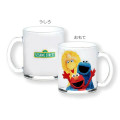 Japan Sesame Street Glass Mug - Cookie Monster & Elmo & Big Bird / Photo - 2