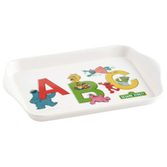 Japan Sesame Street Melamine Tray - Friends / Alphabet