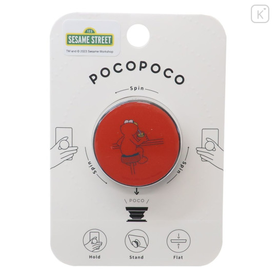 Japan Sesame Street Pocopoco Smartphone Grip - Elmo - 1