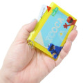 Japan Sesame Street Pass Case Card Holder - Elmo & Cookie Monster / Clear Yellow - 2