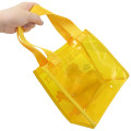 Japan Sesame Street Mini Tote Bag - Elmo & Cookie Monster / Clear Yellow - 2