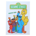 Japan Sesame Street A6 Notepad - Friends / White - 1