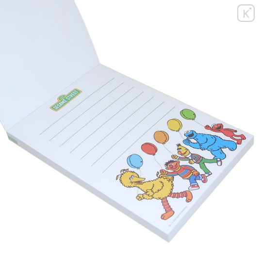 Japan Sesame Street A6 Notepad - Friends / White - 2