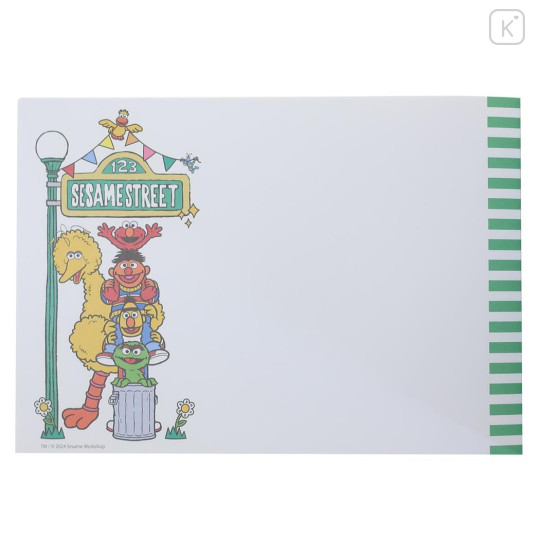 Japan Sesame Street A6 Notepad - Friends / White - 3