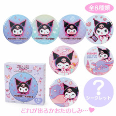 Japan Sanrio Secret Tin Badge - Kuromi / KUROMIfy the World Pixel Art Blind Box