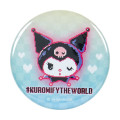 Japan Sanrio Secret Tin Badge - Kuromi / KUROMIfy the World Pixel Art Blind Box - 3