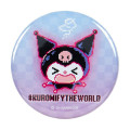 Japan Sanrio Secret Tin Badge - Kuromi / KUROMIfy the World Pixel Art Blind Box - 4