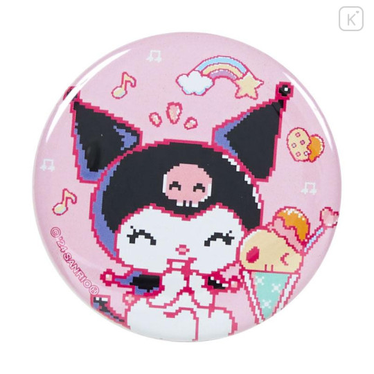 Japan Sanrio Secret Tin Badge - Kuromi / KUROMIfy the World Pixel Art Blind Box - 6