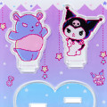 Japan Sanrio Acrylic Stand - Kuromi / KUROMIfy the World Pixel Art Baku - 3