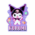 Japan Sanrio Vinyl Sticker - Kuromi / KUROMIfy the World Pixel Art D - 2