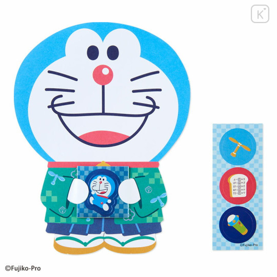 Japan Sanrio Original Decorative Envelope Set - Doraemon : Kimono - 1