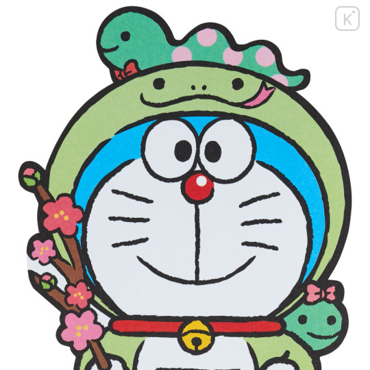 Japan Sanrio Original Decorative Envelope Set - Doraemon : Zodiac Snake - 3