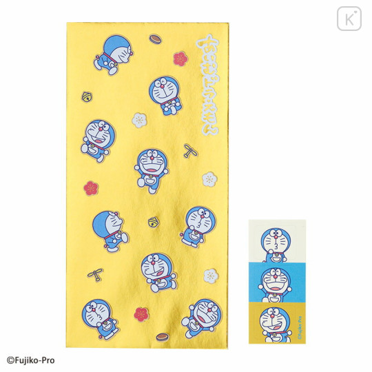 Japan Sanrio Original Decorative Envelope (L) Set - Doraemon : Gold - 1