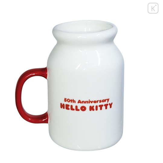 Japan Sanrio Mug - Hello Kitty / Milk Bottle Style - 3