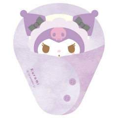 Japan Sanrio Die-cut Memo - Kuromi / Baby Swaddles Okurumi