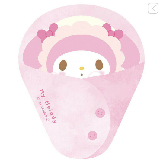 Japan Sanrio Die-cut Memo - My Melody / Baby Swaddles Okurumi - 1